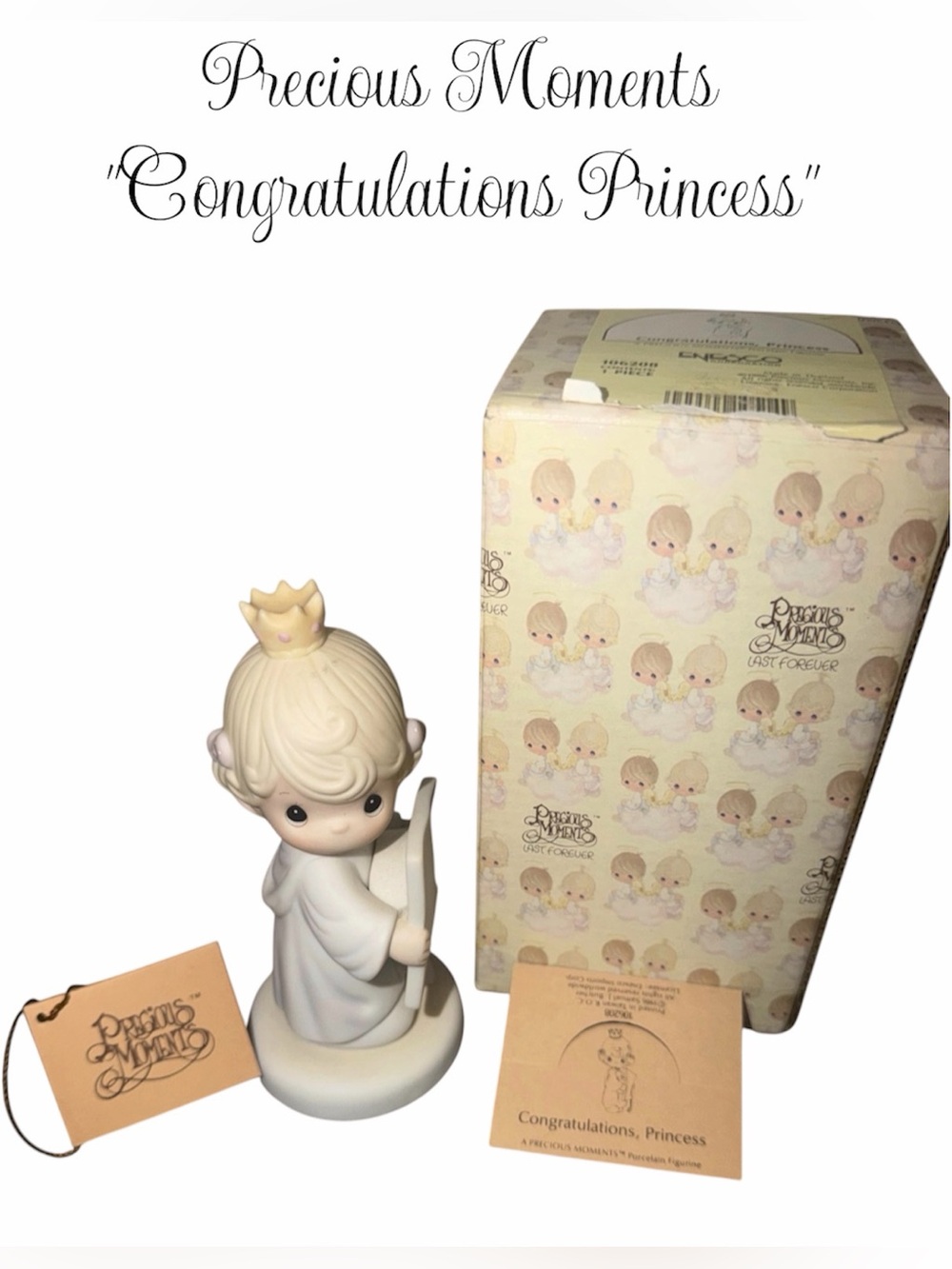 *new* Precious Moments "Congratulations Princess" Porcelain Figurine